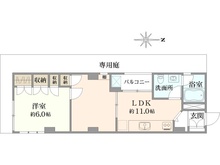 【東京都/中野区東中野】東中野コーポラス 間取り図