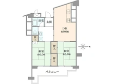【東京都/中野区上高田】上高田4丁目団地 1号棟 間取り図