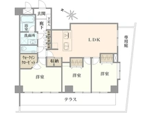 【東京都/中野区中野】アベニール中野 間取り図