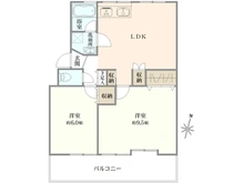 【東京都/中野区東中野】マック東中野コート 間取り図