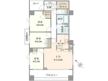 【東京都/中野区野方】マスターテラス中野平和の森公園 間取り図