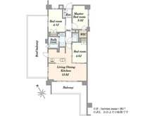 【東京都/荒川区町屋】クリオ町屋ウエストマークス 間取り図