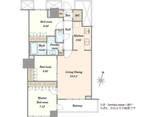 【東京都/中央区勝どき】THE　TOKYO　TOWERS　MID　TOWER 間取り図