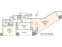 【東京都/中央区勝どき】勝どきザ・タワー 間取り図