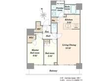 【東京都/中央区勝どき】勝どきビュータワー 間取り図
