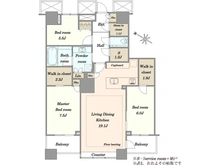 【東京都/中央区勝どき】THE TOKYO TOWERS MID TOWER 間取り図