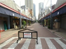 【東京都/中央区月島】オーベル月島リバージュグラン 月島西仲通り商店街（もんじゃストリート）（現地より約60m）：