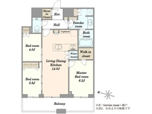 【東京都/中央区勝どき】勝どきザ・タワー 間取り図