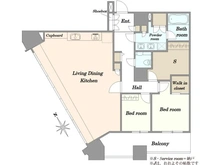 【東京都/中央区勝どき】勝どきザタワー 間取り図