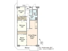 【東京都/中央区晴海】ソフトタウン晴海 間取り図