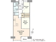 【東京都/江東区北砂】アーバンハイツ北砂 間取り図