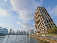 【東京都/中央区勝どき】コスモ東京ベイタワー 外観：右側