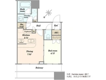 【東京都/中央区月島】キャピタルゲートプレイスザ・タワー 間取り図