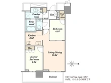 【東京都/中央区晴海】ザ・パークハウス晴海タワーズ ティアロレジデンス 間取り図
