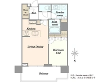 【東京都/中央区晴海】HARUMI FLAG SUN VILLAGE T棟 間取り図