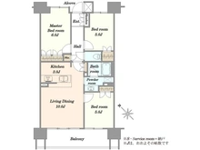 【東京都/中央区勝どき】クレストシティレジデンス 間取り図