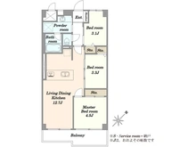 【東京都/中央区晴海】ソフトタウン晴海 間取り図