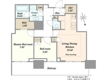 【東京都/中央区晴海】HARUMI FLAG SUN VILLAGE  T棟 間取り図