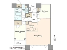 【東京都/中央区晴海】ドゥ・トゥール EAST 間取り図