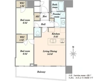 【東京都/中央区晴海】パークタワー晴海 間取り図