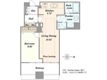 【東京都/中央区佃】センチュリーパークタワー 間取り図
