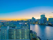 【東京都/中央区勝どき】クレストシティレジデンス  眺望：18階スカイラウンジから