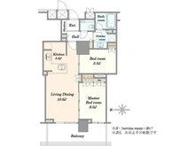 【東京都/中央区晴海】ベイサイドタワー晴海  間取り図