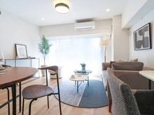 【東京都/中央区月島】月島リバーハウス B棟 リビング・ダイニング：※家具・調度品は価格に含まれません。