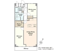 【東京都/中央区月島】秀和月島レジデンス 間取り図