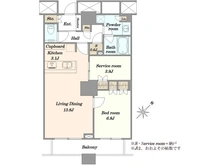 【東京都/中央区勝どき】THE TOKYO TOWERS MID　TOWER 間取り図