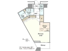 【東京都/中央区勝どき】勝どきザ・タワー 間取り図