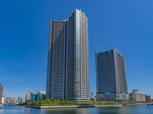 【東京都/中央区勝どき】パークタワー勝どきサウス 外観：写真左手がパークタワー勝どきサウス