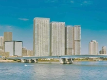 【東京都/中央区晴海】ザ・パークハウス晴海タワーズクロノレジデンス 外観：向かって1番左が該当物件