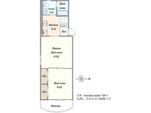 【東京都/港区南麻布】南麻布プラザ 間取り図
