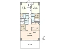 【東京都/渋谷区広尾】広尾マンション 間取り図