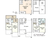 【東京都/世田谷区成城】デュフレベース成城 間取り図