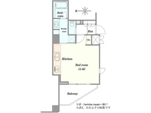 【東京都/港区西麻布】フリーディオ西麻布 間取り図