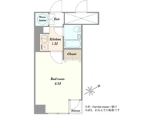 【東京都/港区六本木】グランメール六本木 間取り図