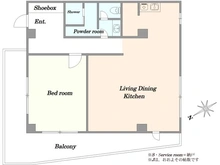 【東京都/渋谷区神宮前】ビラ・グロリア 間取り図