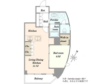 【東京都/港区六本木】クローバー六本木 間取り図