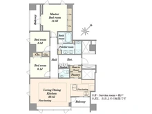 【東京都/港区南青山】南青山テラス常盤松フォレスト 間取り図