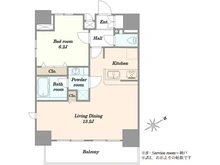 【東京都/板橋区板橋】パティーナ新板橋 間取り図