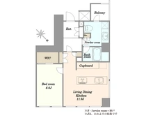 【東京都/港区六本木】マジェスタワー六本木 間取り図