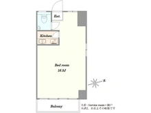 【東京都/港区六本木】秀和六本木レジデンス 間取り図