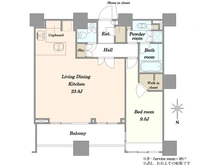 【東京都/渋谷区広尾】広尾ガーデンフォレスト A棟 間取り図
