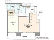 【東京都/港区赤坂】パークコート赤坂檜町ザ　タワー 間取り図