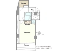 【東京都/港区赤坂】スカイプラザ赤坂 間取り図