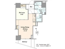 【東京都/港区西麻布】ザ・パークハウス西麻布レジデンス 間取り図