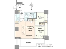 【東京都/渋谷区広尾】広尾ガーデンフォレスト  A棟 間取り図