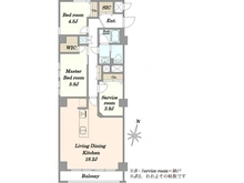 【東京都/港区赤坂】シャトー赤坂台 間取り図